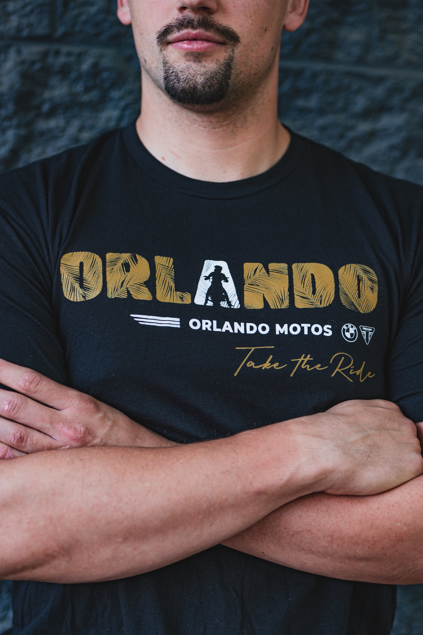 Orlando Motos Black T-Shirt